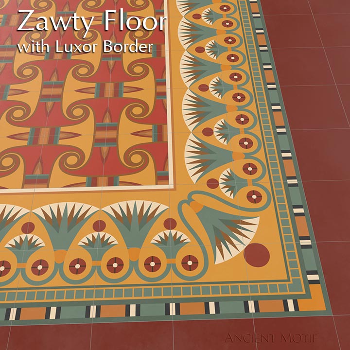 Encaustic Tile Floor for Bathroom
