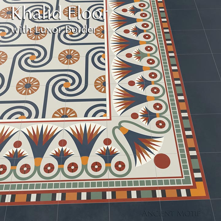 Encaustic Tile Flooring in Designer Colors