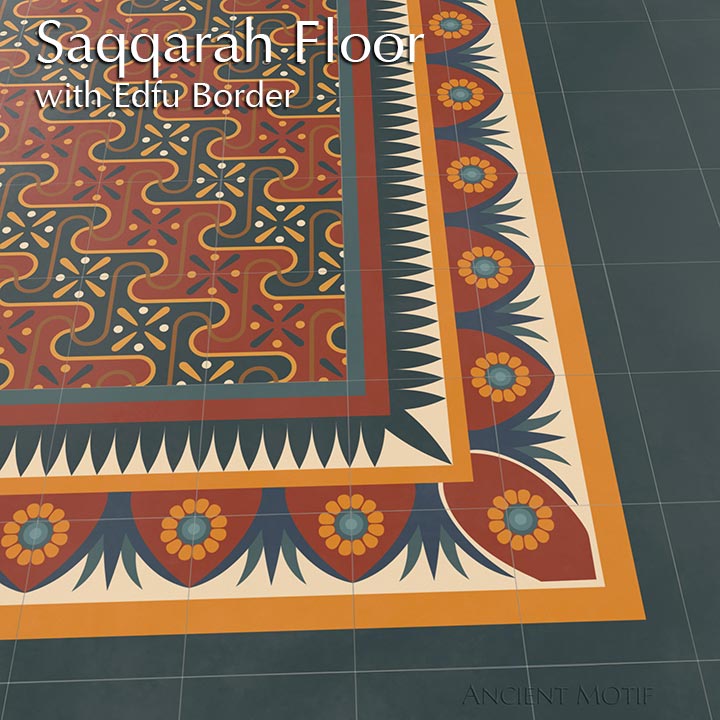 Dimensional Encaustic Tile Floor