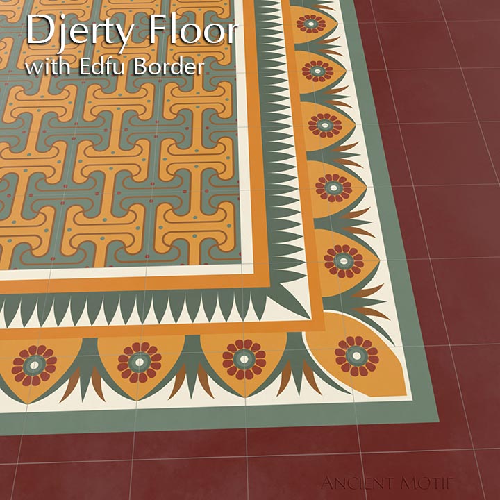Ancient Design Encaustic Tile Floor