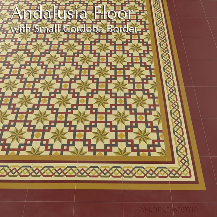 Encaustic Tile Floor for Bathroom