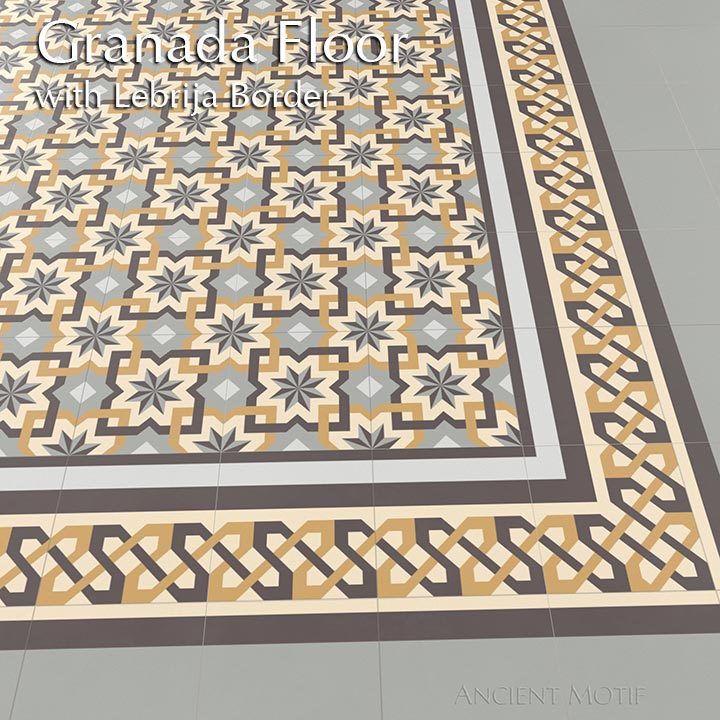 Cement Tile Floor for Bathrooms